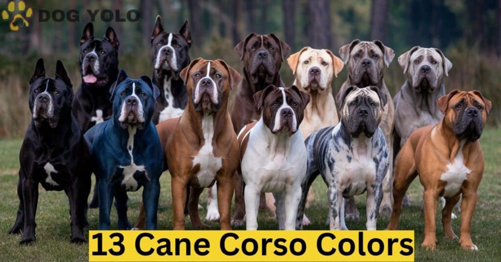 13 Cane Corso Colors