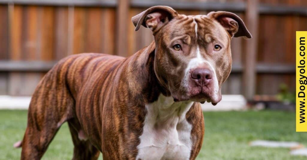 Red Brindle Pitbull