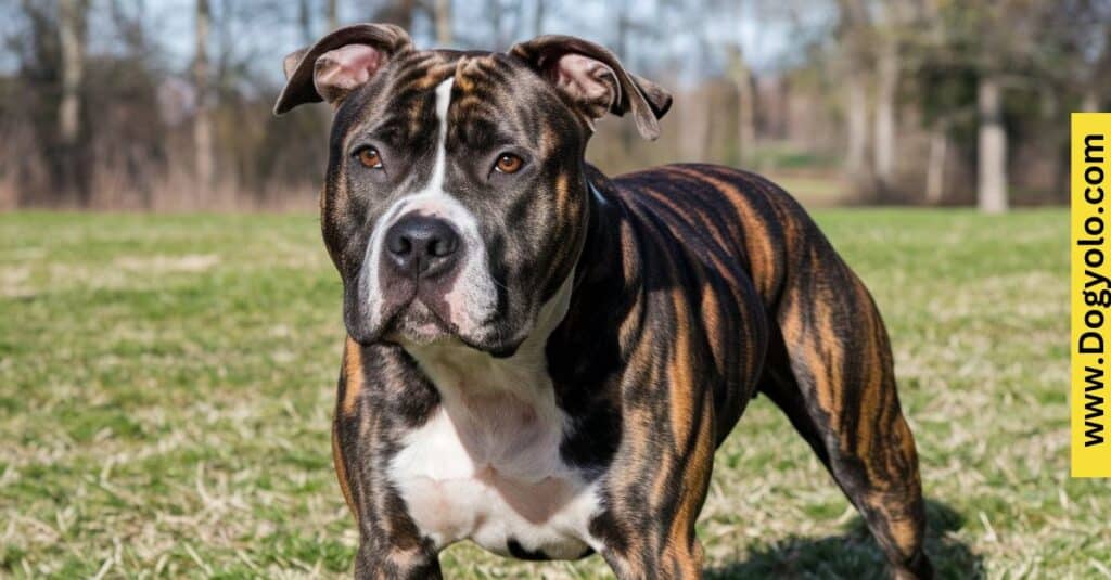 Reverse Brindle Pitbull