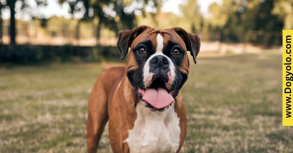 A viral photo of a Boxer with its tongue out has been shared thousands of times on social media, with captions that compare the dog’s expression to that of a silly, carefree human.